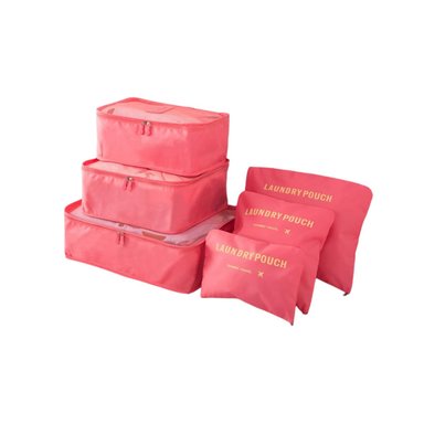 SET ORGANIZADOR DE 6 BOLSAS PARA MALETA