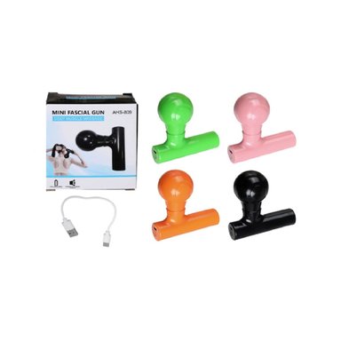 MINI MASAJEADOR CORPORAL MUSCULAR PORTATIL RECARGABLE A USB