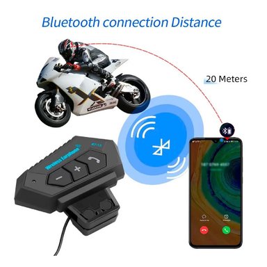 AUDÍFONOS BLUETOOTH PARA CASCO - 2