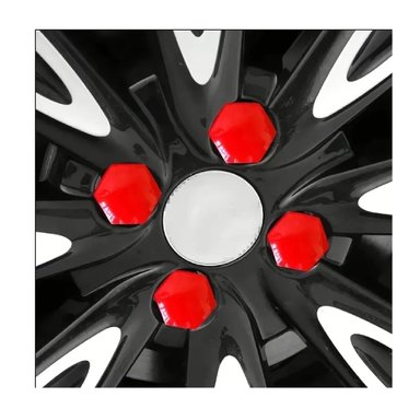 JUEGO DE 20 TAPAS PROTECTORAS DE 17 MM PARA TUERCAS DE RUEDA DE COCHE TM - 3