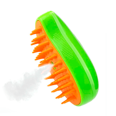 CEPILLO ANAVAPETS PEINA A VAPOR MASCOTAS RECARGABLE VERDE