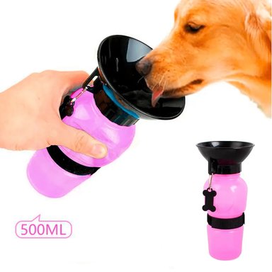 BEBEDERO PORTÁTIL PARA MASCOTAS AQUADOG - ROSA