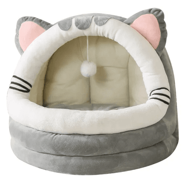 CAMA CUEVA PARA GATOS – GRIS