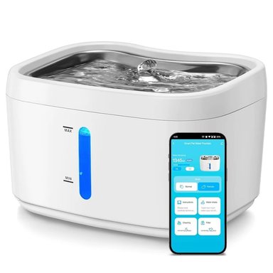 FUENTE DE AGUA INTELIGENTE PARA MASCOTAS 2.5L AMICATS