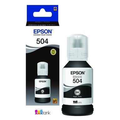 TINTA EPSON T504 504 ORIGINAL NEGRA L6171 L6270 L14150