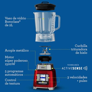 LICUADORA OSTER BLSTTDG-RBG-053 2L XPERT TECNOLOGÍA ACTIVE SENSE - 6