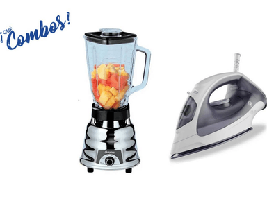 COMBO OSTER LICUADORA 250022053 Y PLANCHA VAPOR GCSTBS3802