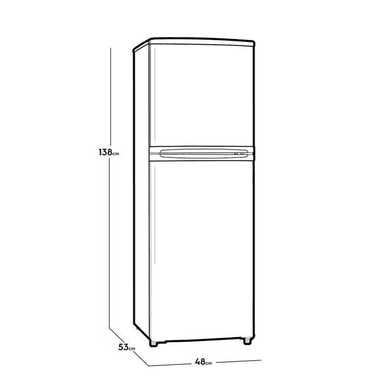 REFRIGERADORA ELECTROLUX TOP MOUNT FROST 138L GRIS ERT18G2HNI - 4