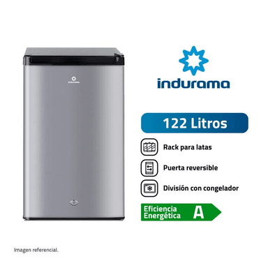 FRIGOBAR INDURAMA RI-159CR 122 LITROS CROMADO - 2