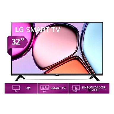 TELEVISOR SMART TV LG HD 32" 32LQ600BPSA LED SMART PU. 2023