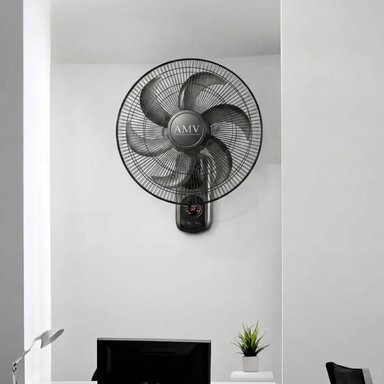 VENTILADOR DE PARED AMV FB40-18 DE 18" CONTROL REMOTO NEGRO - 3