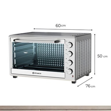 HORNO ELÉCTRICO IMACO HEB100R CON ROSTICERO 100 LITROS - 4