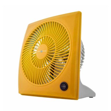 VENTILADOR DE MESA AIR MONSTER 15729 AMARILLO 9' DE 40W