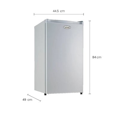 FRIGOBAR ALFANO BC96ODS 91LITROS 41DB 84CM COLOR GRIS - 3