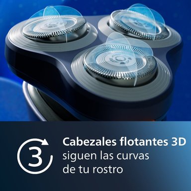 AFEITADORA PHILIPS S2885-02 6D INALÁMBRICA ANTICORROSIVA CARGA 1 HRA - 6
