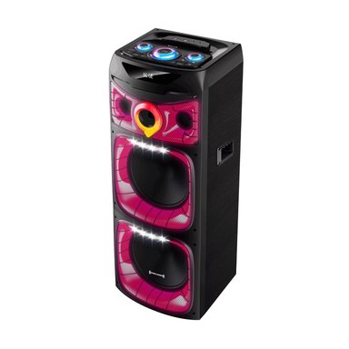TORRE DE SONIDO HALION HA-1244 CON 02 BOCINAS DE 2*12' KARAOKE RGB - 3