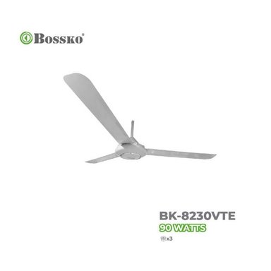 VENTILADOR DE TECHO BOSSKO BK-8230VTE 90W 3UNIDADES