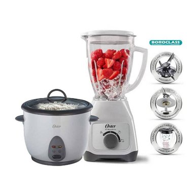 COMBO OSTER BLSTKAGWRD OLLA ARROCERA Y LICUADORA .