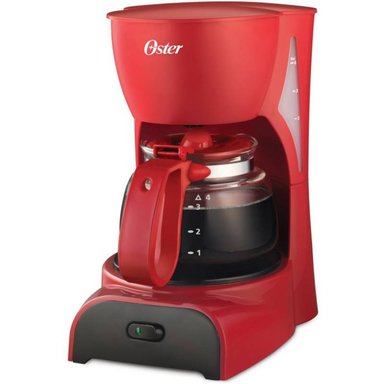 CAFETERA OSTER BVSTDCDR5R  DE 4 TAZAS  - ROJO