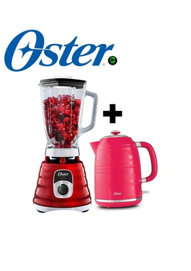 COMBO OSTER LICUADORA BLST4126R 053 Y HERVIDORA BVSTKT4177M