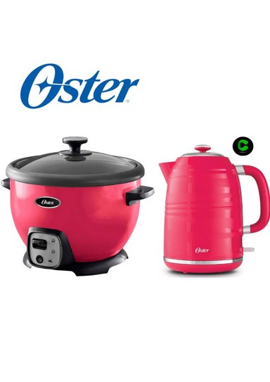COMBO OSTER OLLA ARROCERA Y HERVIDOR BVSTKT4177M