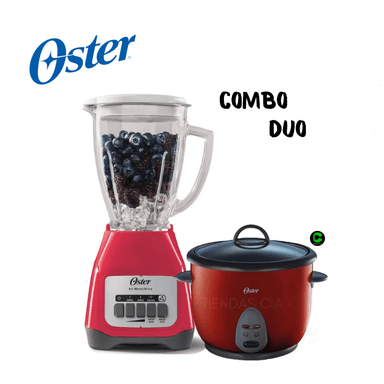 COMBO OSTER BLSTKAGMPB LICUADORA Y OLLA ROJO CKSTRC1700R
