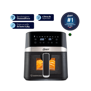 FREIDORA DE AIRE DIGITAL OSTER® 4L CKSTAF40WDDF