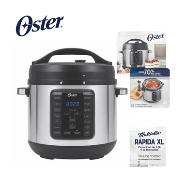 MULTI OLLA BIOCERAMIC XL OSTER 14 FUNCIONES 7.5 L CKSTPCECT75DF
