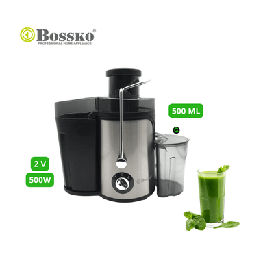 EXTRACTOR DE JUGOS BOSSKO BK-195EJ DE 2 VELOCIDADES 500W
