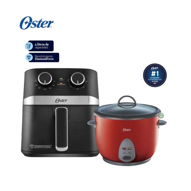 COMBO FREIDORA 4L MANUAL CKSTAF401MDF +HERVIDOR OSTER BVSTKT3101 – 1.7 LITROS
