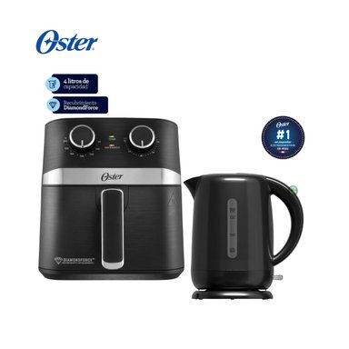 COMBO OSTER FREIDORA 4L MANUAL CKSTAF401MDF +HERVIDOR BVSTKT3101