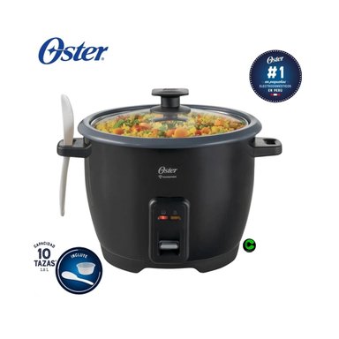 OLLA ARROCERA OSTER 10 TAZAS DIAMONDFORCE CKSTRCB10DFBLK