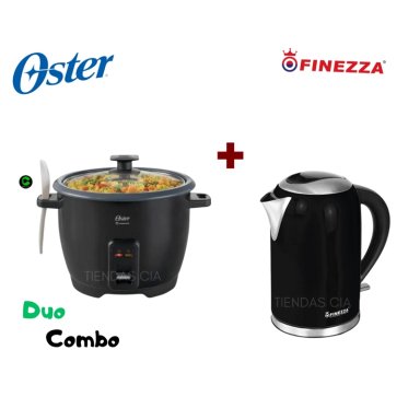 COMBO HERVIDOR FINEZZA FZ-630H Y OLLA ARROCERA (1,8 L) OSTER