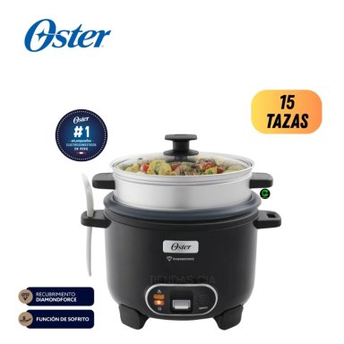 OLLA ARROCERA OSTER 2.6 LITROS FUNCIÓN DE SOFRITO, CKSTRC15DFBLK