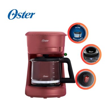 OSTER CAFETERA 5 TAZAS DE CAPACIDAD, CON FILTRO REUTILIZABLE, BVSTDCS51R