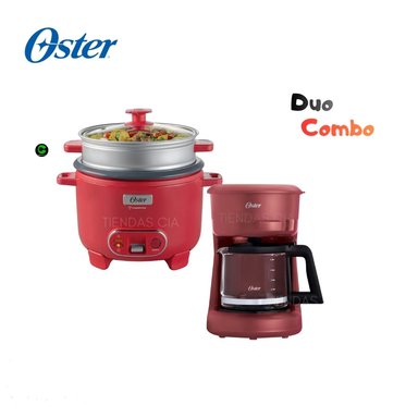 COMBO OSTER CAFETERA BVSTDCS51R Y OLLA ARROCERA