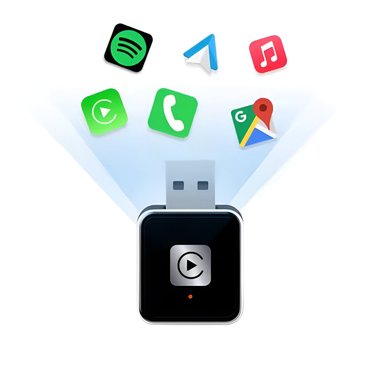 MINI-ADAPTADOR APPLE CARPLAY Y ANDROID AUTO INALÁMBRICO. NUEVO - 3