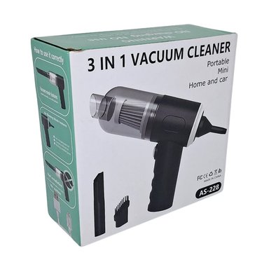 ASPIRADORA INALÁMBRICA RECARGABLE PARA CARRO 3 EN 1 AS-228 - 4