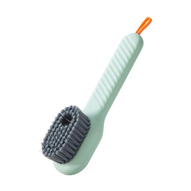 PACK DE 3 CEPILLOS PARA ZAPATOS CON DISPENSADOR DE JABÓN - VERDE