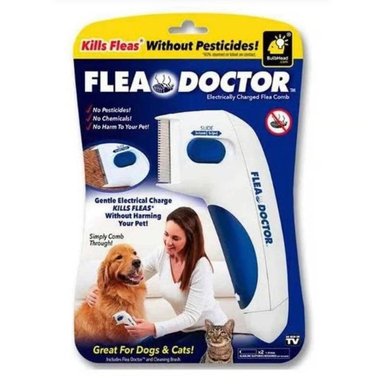 CEPILLO ELÉCTRICO MATA PULGAS PARA MASCOTAS - FLEA DOCTOR