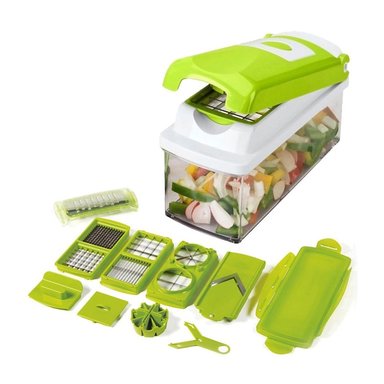 CORTE DE PRECISIÓN EN UN SOLO PASO PARA VEGETALES (12 PIEZAS)