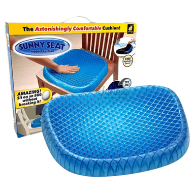 COJÍN ASIENTO GEL ORTOPÉDICO TRANSPIRABLE CON FUNDA