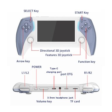 CONSOLA DE VIDEOJUEGOS PORTÁTIL PRO HD 2501-K8 - PROJECT X - 2