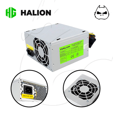 FUENTE DE PODER HALION ATX-600W - 1