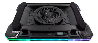 COOLER TEROS LAPTOP TE-7133N RGB 14'' HASTA 19'' COLOR NEGRO LED AGUA - 2