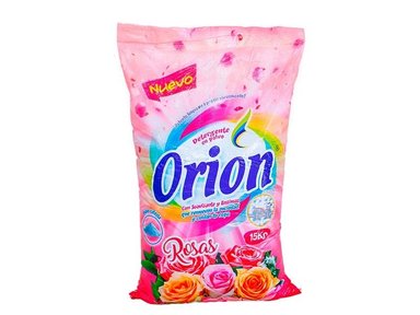 DETERGENTE 15KG AROMA ROSA ORIÓN OFERTA