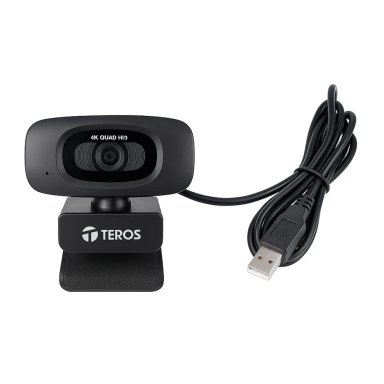 CÁMARA WEB 4K TEROS TE-9073N UHD VIDEO Y STREAMING NEGRO - 3
