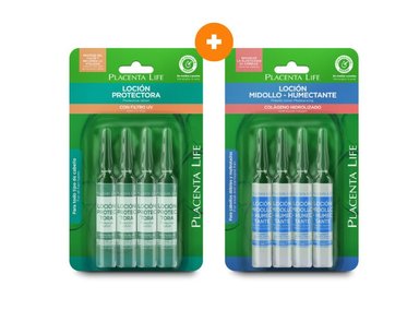 SET LOCIÓN PLACENTA LIFE PROTECTORA + LOCIÓN MIDOLLO X4
