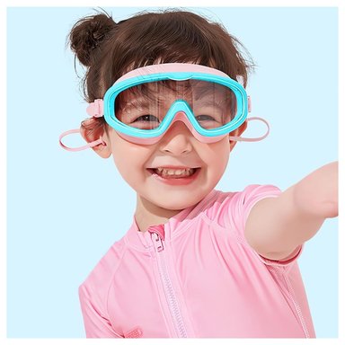 LENTES DE NATACIÓN INFANTILES 3D CON PROTECCION OIDOS NIÑA