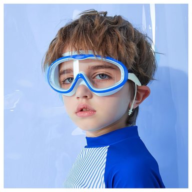 LENTES DE NATACIÓN INFANTILES 3D CON PROTECCION OIDOS NIÑO